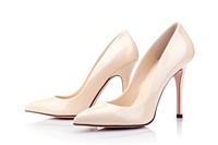 High heels footwear white shoe. AI generated Image by rawpixel.