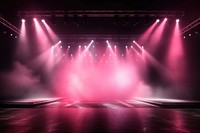 Concert stage spotlight illuminated pink. AI generated Image by rawpixel.