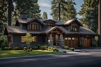 Gorgeous craftsman style home garage architecture building.