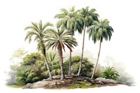 Tropical trees vegetation outdoors tropics. AI generated Image by rawpixel.