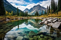 Nature wilderness landscape mountain. 