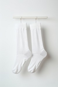 Socks hanging simplicity elegance clothing. 