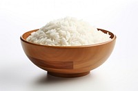 Rice bowl white food. 