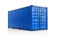 Container container white background architecture. 