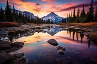 Nature sky wilderness landscape. 