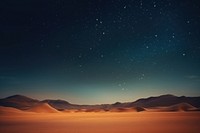 Landscape night outdoors horizon. AI generated Image by rawpixel.