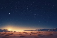 Landscape night panoramic outdoors. 