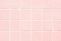 Pink bathroom wall image