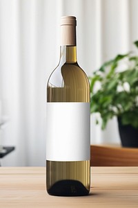 Bottle wine table drink. AI generated Image by rawpixel.