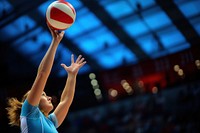 Volleyball match basketball sports adult. AI generated Image by rawpixel.