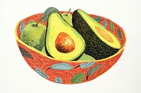 Avocado fruit plant food. AI generated Image by rawpixel.