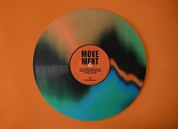 Vinyl record mockup psd