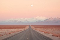 Road outdoors horizon highway. AI generated Image by rawpixel.