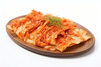 Kimchi seafood white background invertebrate. AI generated Image by rawpixel.
