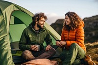 Outdoors camping tent mountain. AI generated Image by rawpixel.