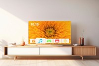 Smart TV screen mockup psd