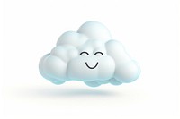 3d cartoon cloud white white background electronics. AI generated Image by rawpixel.