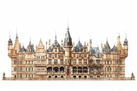European architecture building castle city. AI generated Image by rawpixel.