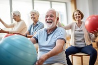 Sports adult togetherness retirement. AI generated Image by rawpixel.