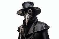 Mask plague doctor costume animal bird. 