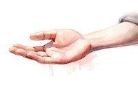 Hand massage hand finger handshake. AI generated Image by rawpixel.