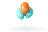 Birthday ballon balloon anniversary celebration. AI generated Image by rawpixel.