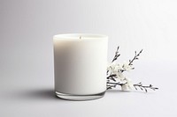 Scented candle white milk freshness. AI generated Image by rawpixel.