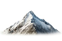 Mountain range outdoors nature snow. AI generated Image by rawpixel.