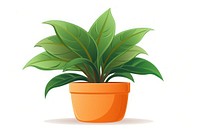 Plant leaf houseplant terracotta. AI generated Image by rawpixel.