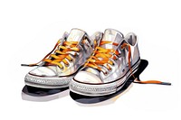 Sneakers footwear white shoe. AI generated Image by rawpixel.