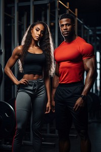 Fitness sports adult gym. AI generated Image by rawpixel.