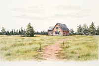 Cottage architecture building outdoors. AI generated Image by rawpixel.