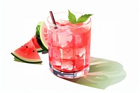 Watermelon cocktail mojito fruit. 