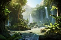 Jungle forest nature vegetation. AI generated Image by rawpixel.
