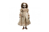 Creepy costume doll toy. 