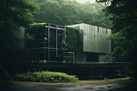 Building architecture outdoors forest. AI generated Image by rawpixel.