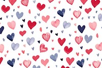 Hearts backgrounds pattern petal. AI generated Image by rawpixel.