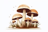 Shiitake mushroom fungus plant. AI generated Image by rawpixel.
