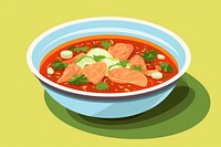Vegetable Beef Soup soup vegetable food. AI generated Image by rawpixel.