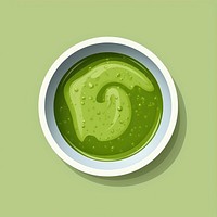 Green Thai Seafood Sauce green sauce bowl. AI generated Image by rawpixel.