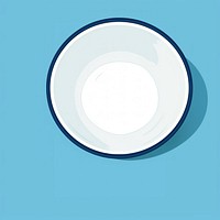 Porcelain bowl porcelain saucer blue. AI generated Image by rawpixel.