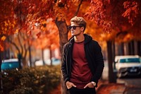 Men fashion glasses autumn sunglasses. AI generated Image by rawpixel.