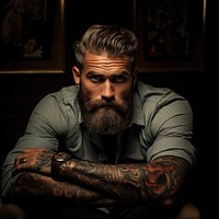 Tattoo photography portrait fashion. 