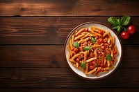 Pasta tomato sauce Penne penne. AI generated Image by rawpixel.