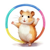 Hamster rat cartoon rodent. AI generated Image by rawpixel.