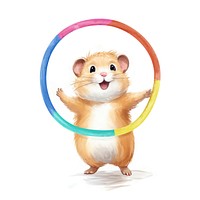 Hamster rat cartoon mammal. AI generated Image by rawpixel.