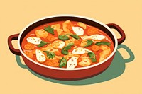Kimchi jjigae curry food stew. AI generated Image by rawpixel.
