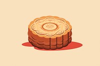 Mooncake dessert food confectionery. AI generated Image by rawpixel.