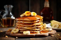 Pancake brunch fruit table. 