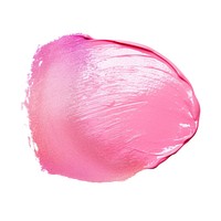 Cosmetics paint petal white background. 